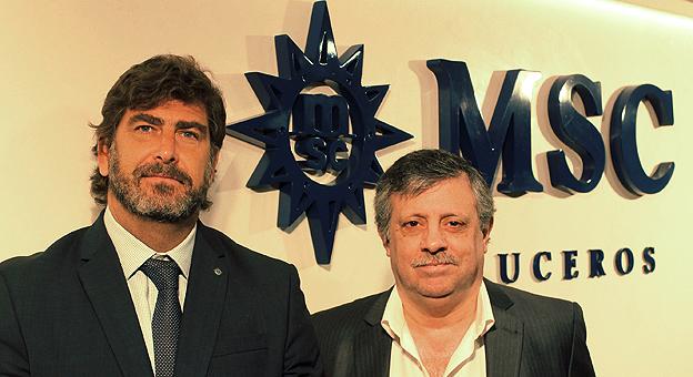 Javier Massignani y Pablo Laudonia