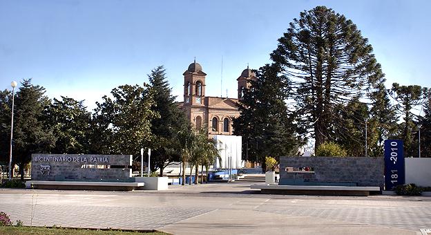 Plaza San Martín es la principal de Villa Santa Rosa
