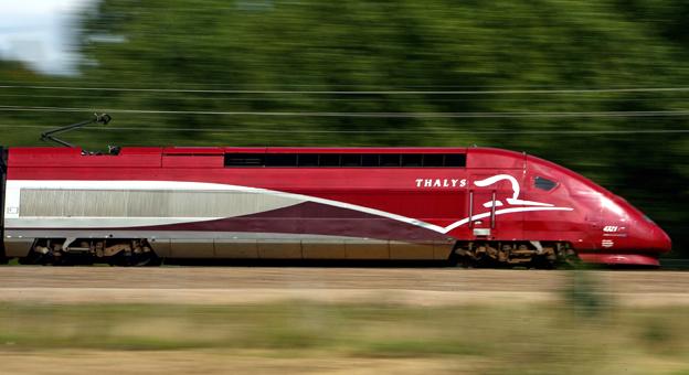El tren Thalys que circua entre París Holanda Bélgica y Alemania